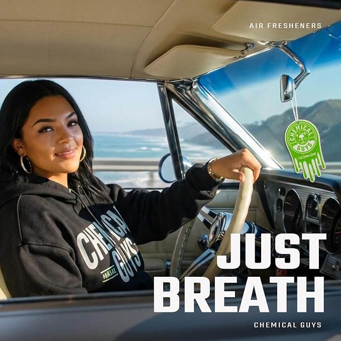 Hanging Car Air Freshener 12-Pack, Cali Greens Premium Fresh Floral & Refreshing Green Fragrance, Rearview Mirror Paper Fresheners for Cars, Trucks, SUVs, RVs & Boats