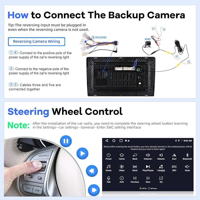 2G+64G Radio for Toyota Camry Screen 2012 2013 2014 (Not Fit for JBL), 10.1 inch Android Touch Screen Camry Car Stereo, Carplay/Android Auto/Bluetooth/EQ Audio/SWC