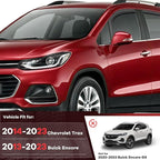 in Channel Rain Guards Fit for Buick Encore 2013-2023/Chevrolet (Chevy) Trax 2014 2015 2016 2017 2018 2019 2020 2021 2022 2023, Vent Window Visors Wind Deflectors Shades-4PCS