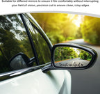 4PCS Trust in God Rearview Mirror Decals, Automotive Vinyl Rear View Mirror Decorative Stickers, Waterproof Trust in God Stickers for Car Truck Laptop, Car Accessories (Black)