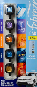Mixed Scents Air Freshener, 5 Car Vent Clips, 5 Count (Pack of 1)