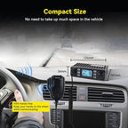 MB1 CB Radio kit, with Retractable Microphone Holder, Magnetic Antenna, External Speakers, Cigarette Lighter Plug, Long Range CB Radio for Truck