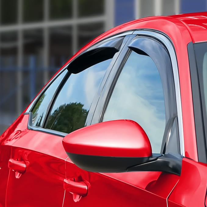 Voron Glass in-Channel Extra Durable Rain Guards for Honda Accord 2018-2022, Window Deflectors, Vent Window Visors, 4 Pieces - 200920