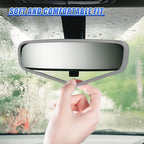 YoRise Car Rear View Mirror Protector Frame, Rearview Edge Cover (Gray) | Car Rearview Mirror Cover, Car Mirror Decoration Protector Accessories for Most Cars