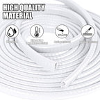16.4Ft (5M) Car Door Edge Guards, Rubber U Shape Automotive Door Entry Guard Protector Strip, No Glue Required, Universal Vehicle Doors Edge Trim, Exterior Car Accessories (White, 16.4FT)