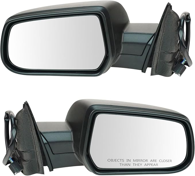2 Piece Driver and Passenger Side Mirror Assembly Set Electric Adjustment Non-Heated No Memory Textured Compatible with 2015-2017 Chevrolet Equinox GM1320479 GM1321479
