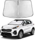 Windshield Sunshade Compatible for Kia Sportage 2017-2020 2021 2022, Sun Visor for Front Windshield & Window Sun Shade Cover, UV Heat Blocker & Protector, Car Accessories