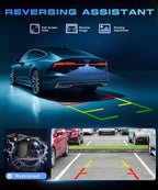 4 Channel 360° Dash Cam, 2K Front 1080P Rear Left Right, 3" IPS Screen, 5G WiFi APP Control, 8 IR Night Vision, G-Sensor, Loop Recording, 24/7 Parking Monitoring for Cars, Trucks, SUVs