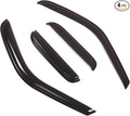 Outside Mount Window Vent Visors Rain Guards Compatible with Toyota Tundra Access Cab 00-06 | Side Window Wind Deflectors Rain Shields | Black Tinted, 4 Pcs Set, BGWV-459