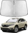 Windshield Sunshade Compatible for Honda CR-V 2012-2014 2015 2016, LX, EX, EX-L, Sport, Sport-L, Touring, Sun Visor for Front Window Sun Shade Cover, UV Protector, Car Accessories