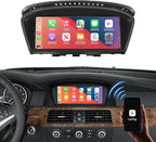 8.8" 1080P HD CarPlay & Android Auto Touchscreen for BMW 3s/5s CCC System | Fits 3s E90-93 & 5s E60/E61 (2003-2008),Plug & Play, Supports Rear Camera, MirrorLink, Bluetooth, Voice & OEM Controls