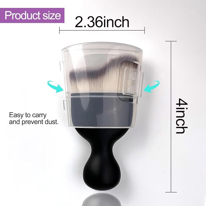 Car Interior Dust Brush, Auto Detailing Brush, Soft Bristles Car Cleaning Brushes, Tool for Air Conditioner Vents, Leather, Computer, Scratch Free, Car Interior Accessories