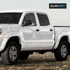 in-Channel Incredibly Durable Rain Guards for Toyota Tacoma 2005-2015 Double Cab, Original Window Deflectors, Vent Deflector, Vent Window Visors, Truck Accessories 4 pcs- 605085