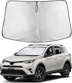 Windshield Sunshade Compatible for Toyota RAV4 2013-2016 2017 2018, LE, XLE, Premium, XSE, Limited, SE, TRD Off-Road, Sun Visor for Front Window Sun Shade Cover, Car Accessories