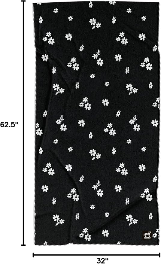 Athletic Running Towel, Full-Sized, Car Seat Cover - Performance Microfiber (Florid Declamation)