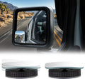 Blind Spot Mirror 2 Pack HD Frameless Convex Glass for Wide Angle View and Safer Lane Changing Compatible with Cars SUVs Trucks RVs upgraded non-marking suction & Long Lasting Durability