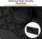 Car Sun Visor Organizer, Multi-Function Leather Car Visor Storage Pouch for Sunglasses Cards Licenses Pens, Multi-Pocket Visor Organizer, Universal for SUV, Sedan, Truck (Black)