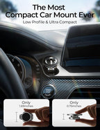 for MagSafe Car Mount for iPhone 17 Pro Max [24 Strong Magnets] Magnetic Phone Holder for Car Dashboard Magnet Phone Mount Car Cell Phone Holder for iPhone 17 Pro Max 16 15 14 13, Carbon Fiber