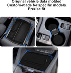 3PCS Center Console Organizer for 2025 Forester Accessrioes Middle Console Cup Holder 2025 Forester Storage Box Wireless Charging Protective Mat