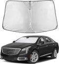 Windshield Sunshade Compatible for Cadillac XTS 2013-2017 2018 2019, Sun Visor for Front Windshield & Window Sun Shade Cover, UV Heat Blocker & Protector, Car Accessories