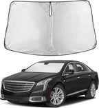 Windshield Sunshade Compatible for Cadillac XTS 2013-2017 2018 2019, Sun Visor for Front Windshield & Window Sun Shade Cover, UV Heat Blocker & Protector, Car Accessories