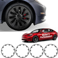 Rim Protector for Tesla 2017-2023 Model 3 Performance 20 Inch Überturbine Wheels All-in-one Car Tire Trim Rings Rim Case Hubcaps Wheel Cover Model 3 Performance Accessories