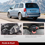 4 Pin Trailer Wiring Harness Kit 56331 for 2011 2012 2013 2014 2015 2016 2017 2018 2019 2020 Dodge Grand Caravan Chrysler Town & Country Ram C/V Simple Fit Tow Hitch