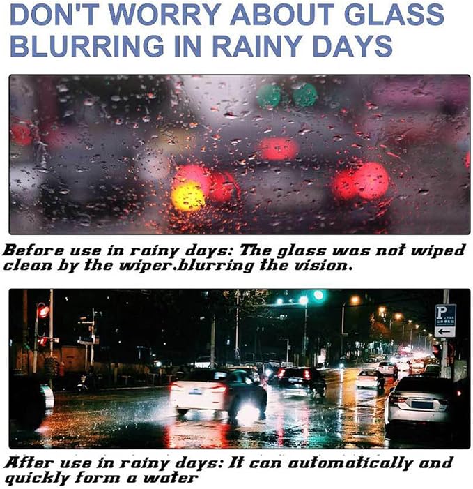 Fast Acting Quick Clear Anti Fog Sprayed for Car Windshield Instantly Misting Removal Liquid Safe Night Driving