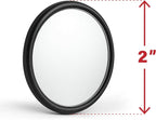 2 Pack Blind Spot Mirrors, HD Glass Wide Angle Convex Rearview Mirrors for Cars, Trucks, SUVs (2 Pack)
