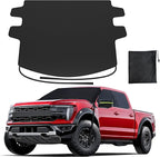 Upgraded Car Windshield Cover for Ice & Snow [All-Weather Protection] Magnetic Fit Weatherproof Frost Cover, Car Winter Accessories, Fit for Trucks, Full-Size SUVs