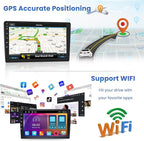 5Ghz WiFi [2G+64G] Android 15 Car Radio for Jeep Cherokee 2013-2018 Car Stereo with Wireless Carplay Android Auto, 10 Inch HD Touchscreen with GPS Bluetooth FM/RDS EQ SWC 26UI Backup Camera MIC