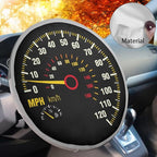 Car Steering Wheel Sun Shade Cover Funny Speedometer Design Steering Wheel Sun Block Anti-Heat Aluminum Foil Steering Wheel Cover Steering Wheel Sun Heat Shield for Cars SUV Truck Van