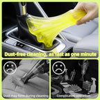 4 Pack Car Cleaning Gel Reusable Auto Slime Cars Cleaner Dust Cleansing Gels,Vehicle Interior Cleaning Care Putty,Keyboard Cleaner Goop for Car Vent, Corners, Crevice,Office Desktops Debris