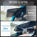 OEM Style Front Dash Cam for Hyundai Ioniq 6 2023-2025 | Front 4K, 64GB Card,(Must have an auto-dimming rearview mirror), Hidden Design, Plug&Play, Easy Install