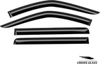 Voron Glass Tape-on Extra Durable Rain Guards for Toyota Tundra 2022-2026 CrewMax, Window Deflectors, Vent Window Visors, 4 Pieces - 100940