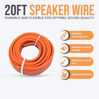 0 Gauge Amplifier Wiring Kit, 3600W CCA Amp Install Kit – EA-PRMK0