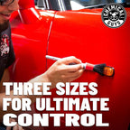 All in the Details Exterior Detailing Brushes - 3-Piece Soft Scratch-Free Brushes for Wheels, Bumpers, Grilles, Badging & Tight Exterior Gaps on Cars, Trucks, SUVs & More