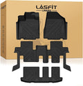 Floor Mats for Nissan Pathfinder 2013-2020 / Infiniti QX60 2014-2021 / JX35 2013, All Weather TPE Custom Fit Easy Clean Durable No-Curling Trunk Mat for Pathfinder & QX60 & JX35