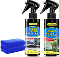CYTITZHEN Water Repellent & Anti-Fog Spray for Quick Car Interior & Exterior Glass Care - Long-Lasting Hydrophobic Coating for Windshield, Windows, Mirrors & Helmets - Pack of 2