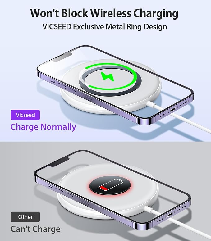 for MagSafe Car Mount [Upgraded Strongest Magnet Power] Magnetic Phone Holder for Car Vent 360 Adjustable Magnetic Phone Mount for iPhone 17 Pro Max 16 15 14 13 12 Plus Mini, Purple