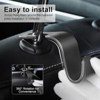 Car Seat Headrest Hook, Auto Seat Hook Hangers Storage Organizer Interior Accessories for Purse Coats Umbrellas Grocery Bags Handbag, 4-Pack