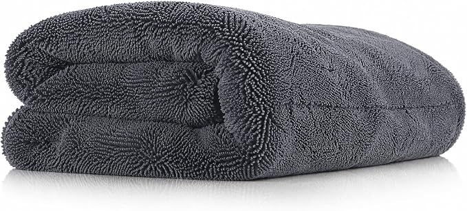 REDKISS Extra Large Microfiber Car Towel(63" × 24") for SUV Truck Detailing | 800GS Mmicrofiber car towels, Twist Loop & Ultra-Absorbent,Streak-Free, Scratch-Free, No Water Spots for cleaning