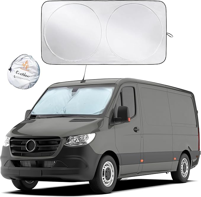 Foldable Sunshade for Car Windshield | Dashboard Shield for Your Vehicle | Auto Window Shades for UV Rays and Sun Screen Protection | XXXX-Large (75 inches x 37 inches)