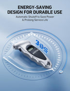 Digital Tire Pressure Gauge — Backlit 150 PSI Accuracy Reader