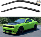 Window Visors Rain Guards for 2008-2023 Dodge Challenger, Out-Channel Window Vent Wind Deflectors Visors Shades for 08-23 Challenger