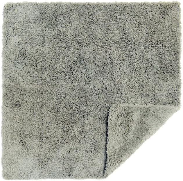 Microfiber Towels for Cars, Car Drying Wash Detailing Towel with Plush Edgeless Microfiber Cloth (Grey)