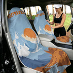 2 Pack Car Towels Seat Cover with Storage Bag, Multifunctional Microfiber Towel for Gym Outdoor Sport Running,Picnic, Beach, Pet Dog Travel,Fits Car SUV Truck (Mountain Wander)