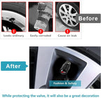 4pcs Tire Valve Stem Caps, Compatible with Chevy Z71 Series Stem Cap Universal Car Air Cover Car Accessories for Cars, SUV, Truck, Motorcycles Black