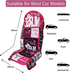 Waterproof Car Seat Cover for Front Seats, Protector for Cars SUVs Trucks, Sweat Towel Seat Covers Bucket for Gym,Workout,Beach,Hiking,Running (Nurse Gift, 1PC)
