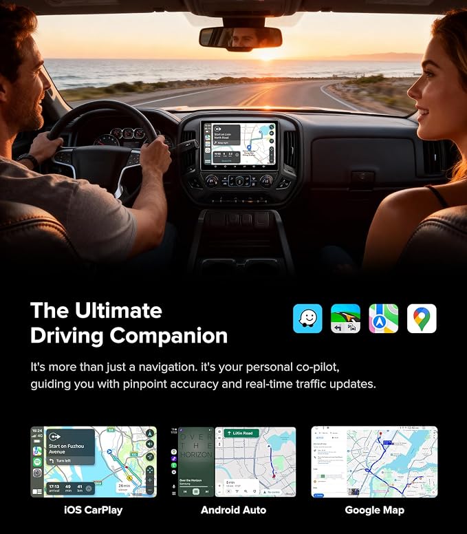 11.5''Car Radio for Chevy Silverado Radio GMC Sierra Stereo 2014-2018 with Wireless CarPlay & Android Auto/Android 13 /5G WiFi/TouchScreen/FM/AM/4GB RAM + 64GB ROM (Inches, 11.5)